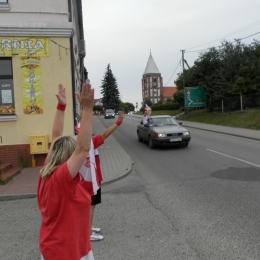 Kibicowanie polskiej kadrze przed meczem z Portugalią