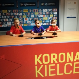 Wyprowadzanie Piłkarzy Korona Kielce - Śląsk Wrocław