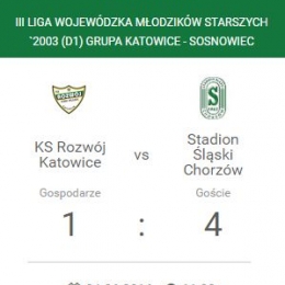 Rozwój Katowice - Stadion Śląski Chorzów  1:4 - zdjęcia: Szymon Kępczyński