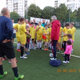 Dzięki uprzejmości Pana Norberta chłopcy mieli możliwość poznania tajników piłki nożnej osób niewidomych. Dziękujemy!