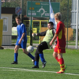 Darpol Barzowice - Płomień Myślino 4 : 1 (28.09.2014) Jr. St.