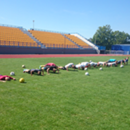 Trening w okresie przygotowawczym przed rundą wiosenną sezonu 2014/2015