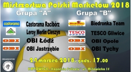 Podział grup - "Mistrzostwa Polski Marketów 2018" - wyniki losowania