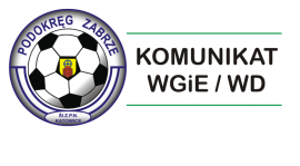 Komunikat WGiE/WD (10 listopada 2016)