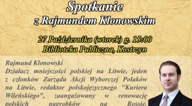 Spotkanie z Rajmundem Klonowskim!