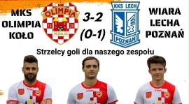 Olimpia Koło - Wiara Lecha Poznań