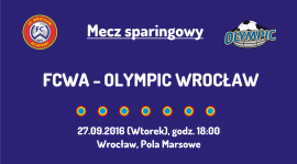 Sparing z Olympic Wrocław (27.09.2016)