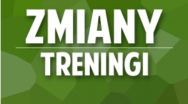 Zmiana miejsca treningów