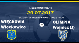 Mecz kontrolny z Olimpią Wojnicz (J).