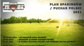 Seniorzy plan sparingów i Puchar Polski sezon 2021/22