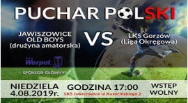 Zapraszamy na 1 r. Pucharu Polski LKS Oldboys Jawiszowice - LKS Gorzów !!!