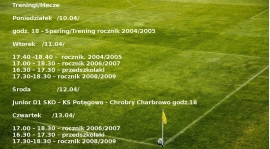Plan treningowy 10.04-14.04. oraz start ligi w roczniku 2004/2005