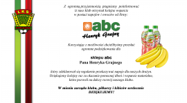 Dziękujemy za wsparcie firmie ABC Henryk Grajny!