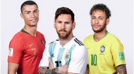 Lionel Messi, Cristiano Ronaldo e Neymar sono i migliori giocatori del nostro tempo
