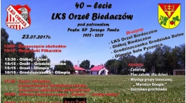 40-lecie klubu LKS "Orzeł" Biedaczów