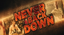 Never Back Down...