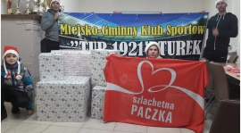 MIEJSKO- GMINNY KLUB SPORTOWY „TUR 1921” UCZESTNICZYŁ W AKCJI „SZLACHETNA PACZKA”