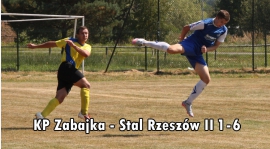 KP Zabajka - Stal Rzeszów II 1-6