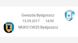 Liga - mecz kolejki: Gwiazda Bydgoszcz 1:1 MUKS CWZS II Bydgoszcz