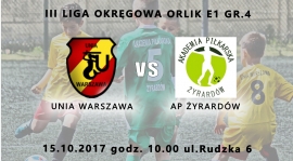 III LIGA - MECZ REWANŻOWY Z AP ŻYRARDÓW