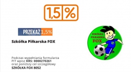 DZIĘKUJEMY ZA WSPARCIE - PRZEKAŻ 1,5% PODATKU I W TYM ROKU !!!