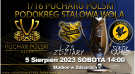 1/16 Pucharu Polski LZS Zdziary - Sokół Kamień.