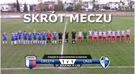 VIDEO: Skrót meczu Orlęta 1:1 Unia Janikowo