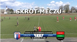 VIDEO: Skrót meczu Orlęta Aleksandrów Kujawski 2:0 Unia Gniewkowo