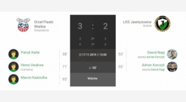 17.kolejka IV Ligi Orzeł Piaski Wielkie-LKS Jawiszowice 3-2