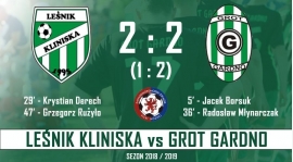 Leśnik - Grot 2:2 (1:2)