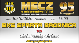 14 kolejka: Sparta - Chełminianka Chełmno