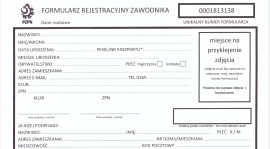 Formularz rejestracyjny zawodnika - PZPN