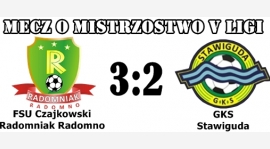 Radomniak - Stawiguda 3:2