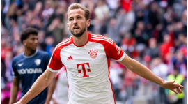 Harry Kane dosáhl dalšího skvělého osobního výsledku za FC Bayern Mnichov