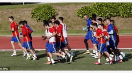 Spanien Auftakt Euro 2016 Vorbereitungen