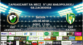 Zapraszamy na 5.kolejkę IV ligi małopolskiej gr. zachodnia 2019/20 !!!