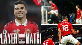 Manchester Unitedin puolustava maestro Casemiro