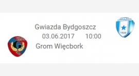 Liga: Gwiazda 3:0 Grom Więcbork, WO
