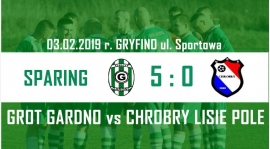 Sparing: Grot - Chrobry 5:0 (2:0)