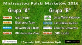 Podział grup - "Mistrzostwa Polski Marketów 2016"