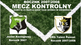 Sparing rocznika 2007/2008 w Owińskach