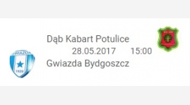Liga: Dąb Potulice 0:3 Gwiazda