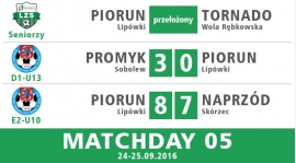 MATCHDAY 05 - WYNIKI