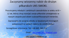 Nabór do UKS SMOKI