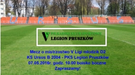 Mecz ligowy z Legionem Pruszków