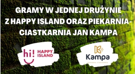 Uśmiechu na treningach oraz słodkiego podejścia do sportu naszym najmłodszym grupom Skrzat dostarczają agencja marketingowa Happy Island oraz Piekarnia-Ciastkarnia Kampa