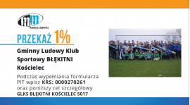 Przekaż 1% podatku na Błękitnych!