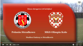 SENIORZY: POLANIN Strzałkowo - MKS OLIMPIA Koło [VIDEO]