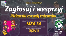 Głosuj w Małopolskim Budżecie Obywatelskim – pomóż Orłowi zdobyć 250 000 zł na rozwój młodych piłkarzy!