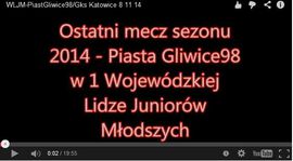 Wideo z ostatniego meczu w sezonie 2014.